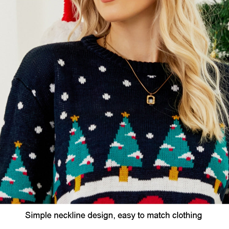 Autumn And Winter Women Pullover Sweater Christmas Tree Knit Sweater,