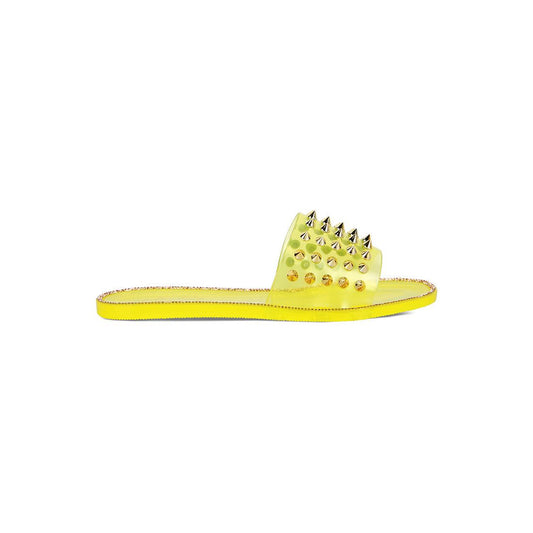 Bolly Punk Stud Clear Jelly Flats