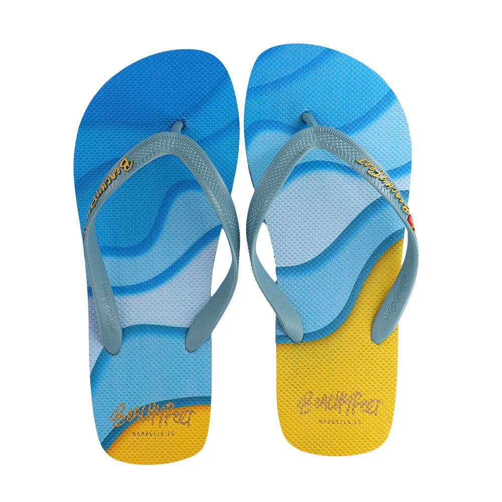 BeachyFeet® – Waverider Azul Amarillo