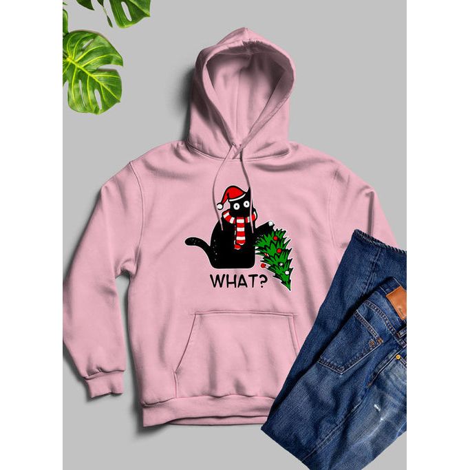 What Cat Christmas Tree Hoodie