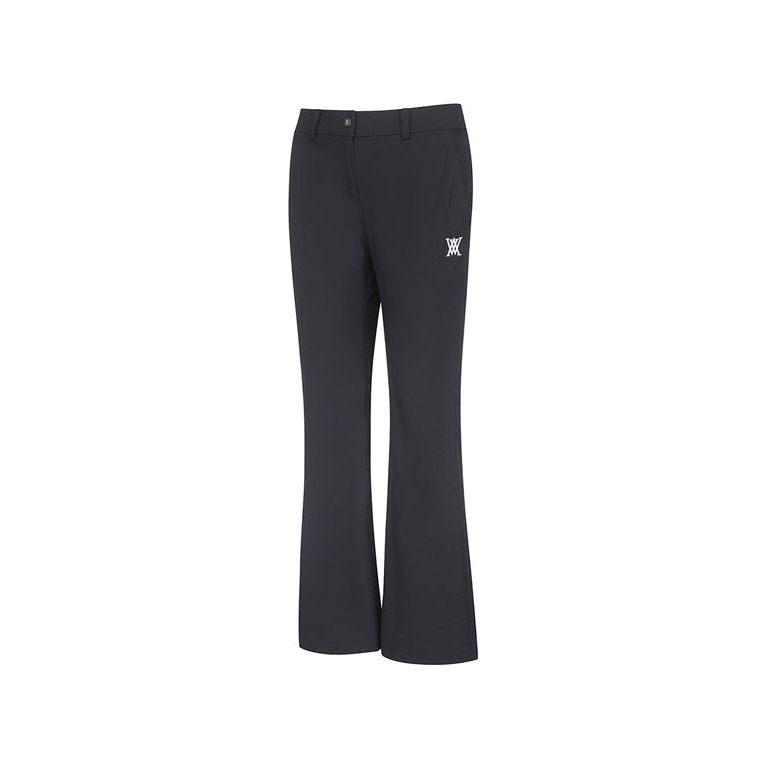 ANEW Golf: Women Banding Point Boostcut Long Pants - Black - Sportkyu