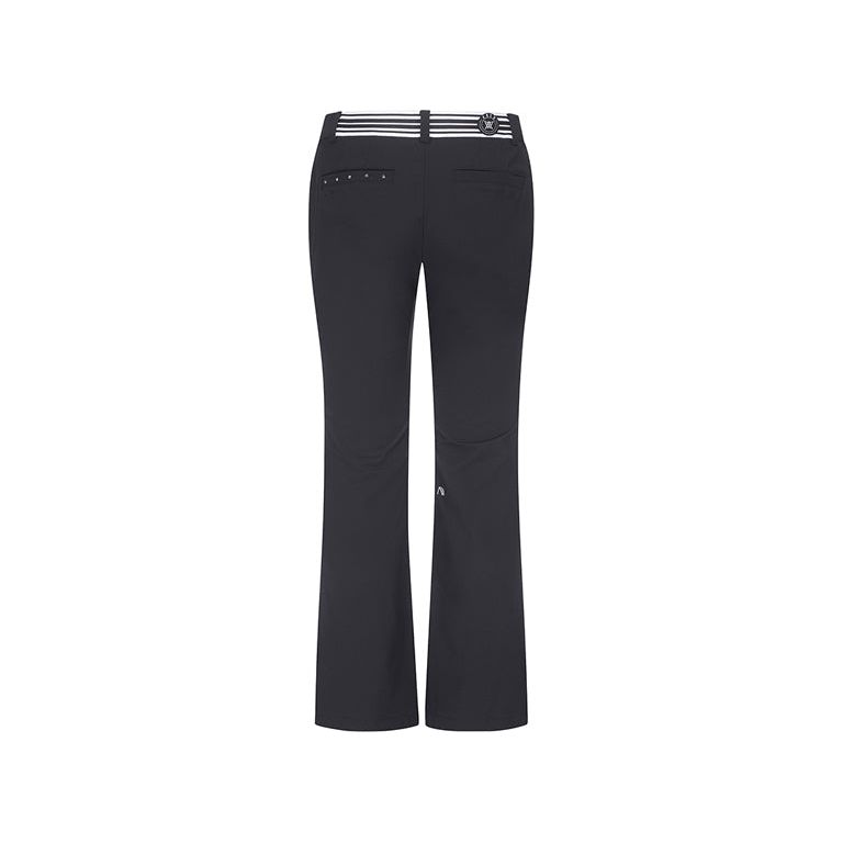 ANEW Golf: Women Banding Point Boostcut Long Pants - Black - Sportkyu