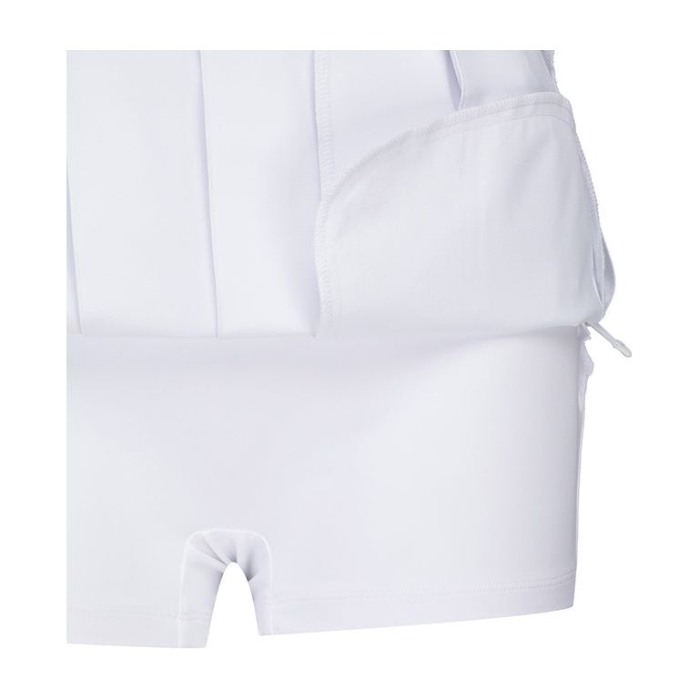 ANEW Golf: Women Buckle Decoration Pleats Skirt - White - Sportkyu