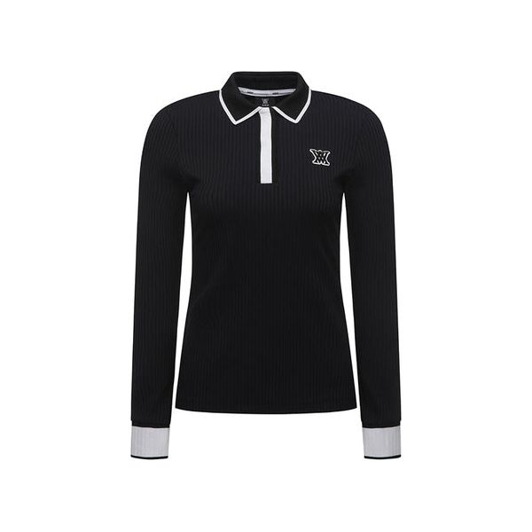 ANEW Golf: Women Collar Point Ribbed Long T-Shirt