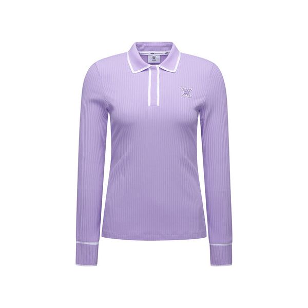 ANEW Golf: Women Collar Point Ribbed Long T-Shirt