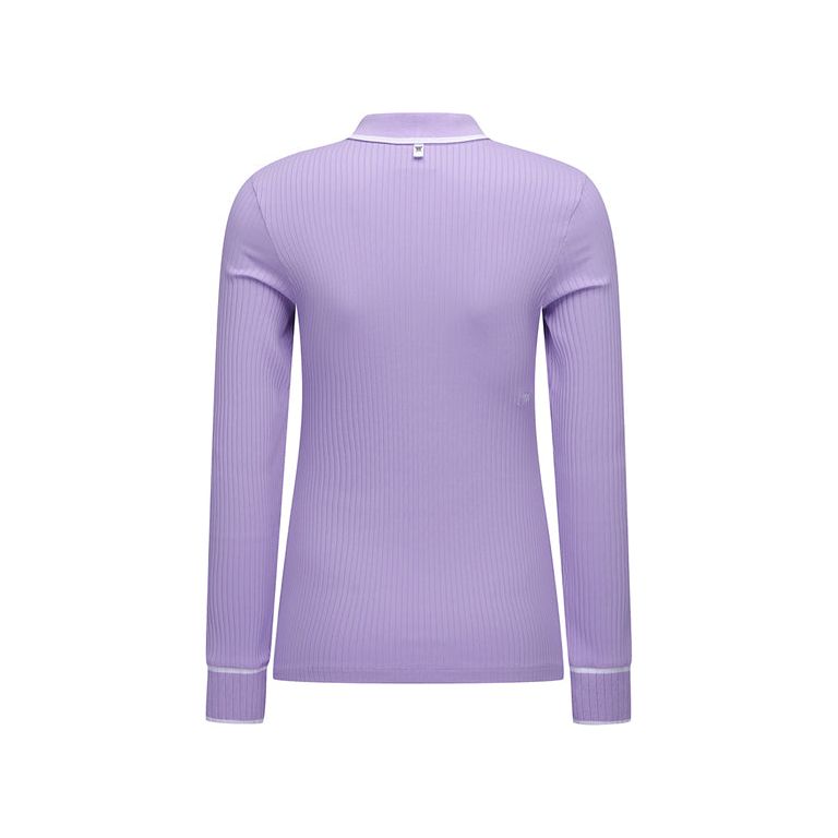 ANEW Golf: Women Collar Point Ribbed Long T-Shirt