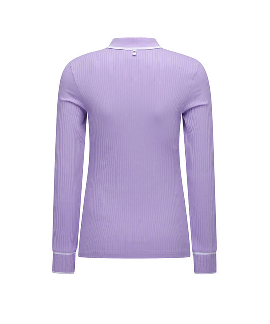 ANEW Golf: Women Collar Point Ribbed Long T-Shirt