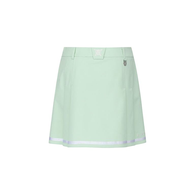 ANEW Golf: Women Half Pleats Under Line Point Skirt - Light Green - Sportkyu