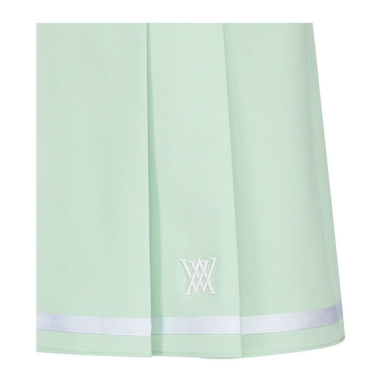 ANEW Golf: Women Half Pleats Under Line Point Skirt - Light Green - Sportkyu