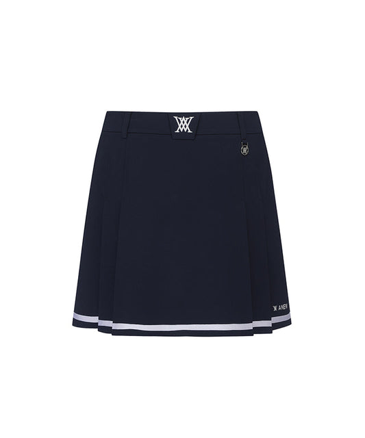 ANEW Golf: Women Half Pleats Under Line Point Skirt - Navy - Sportkyu