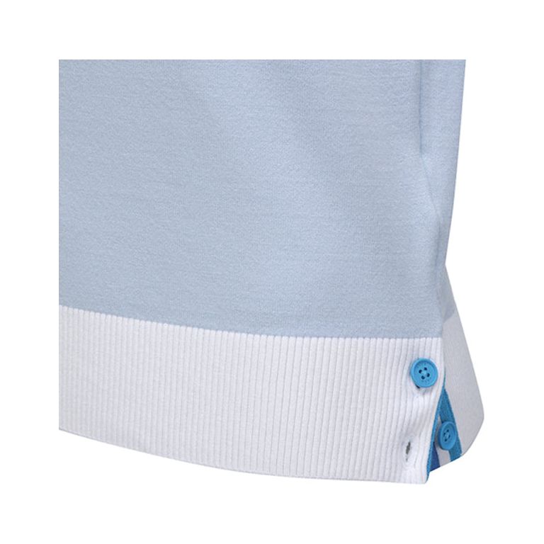 ANEW Golf: Women Logo Combination Pastel Sweater - Sky Blue