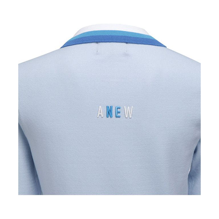 ANEW Golf: Women Logo Combination Pastel Sweater - Sky Blue