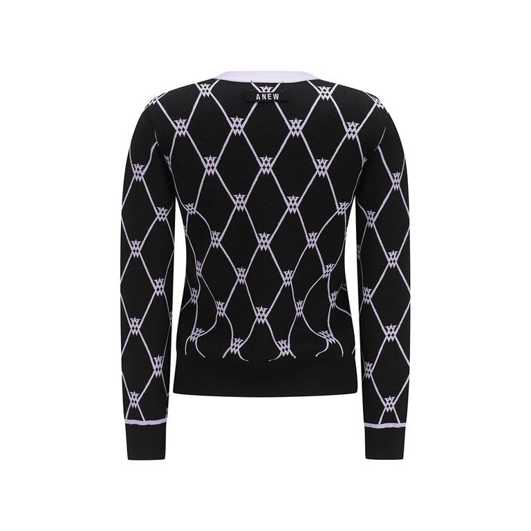 ANEW Golf:  Women Monogram Logo Entrasia Cardigan - Sportkyu