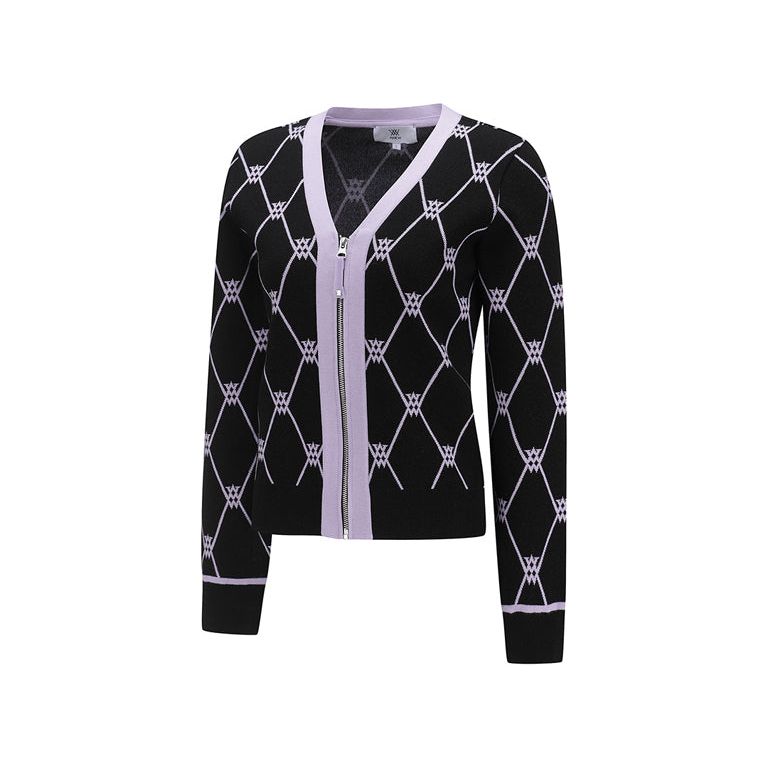 ANEW Golf:  Women Monogram Logo Entrasia Cardigan - Sportkyu