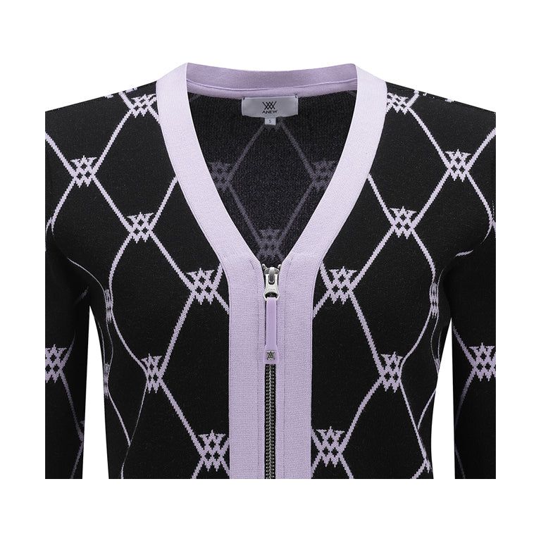 ANEW Golf:  Women Monogram Logo Entrasia Cardigan - Sportkyu