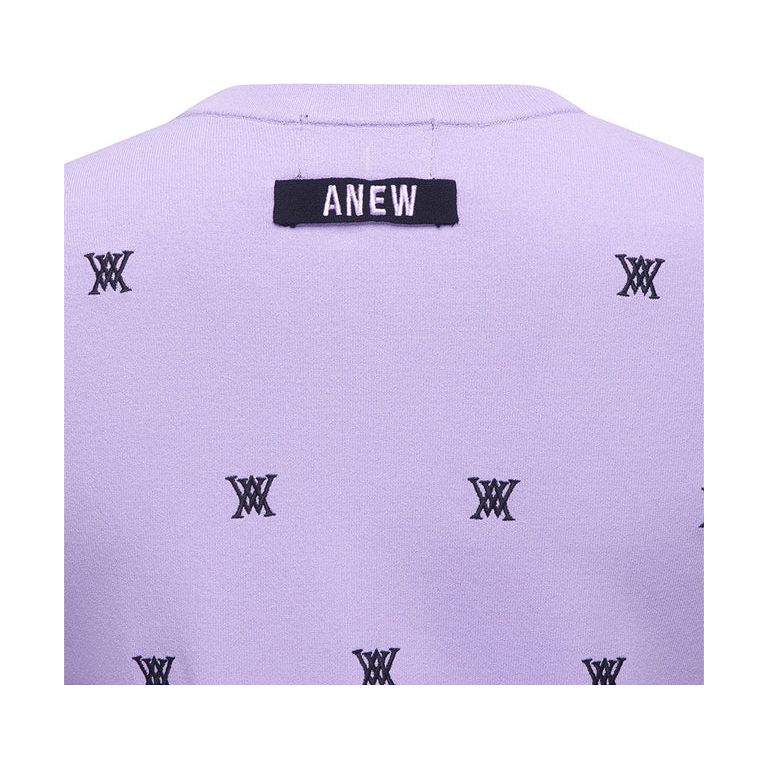 ANEW Golf: Women Monogram Logo Point Pullover Sweater - Lavender