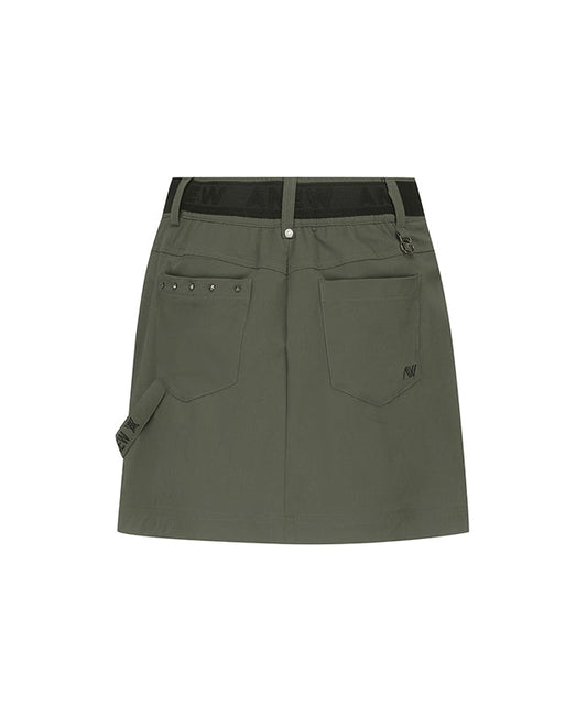 ANEW Golf: Women Out Cago Pocket Skirt - Khaki