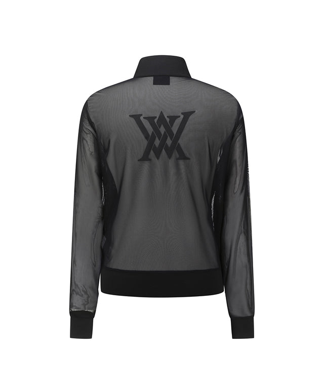 ANEW Golf: Women's IT Mesh Full Zip-Up Jacket - Black - Sportkyu