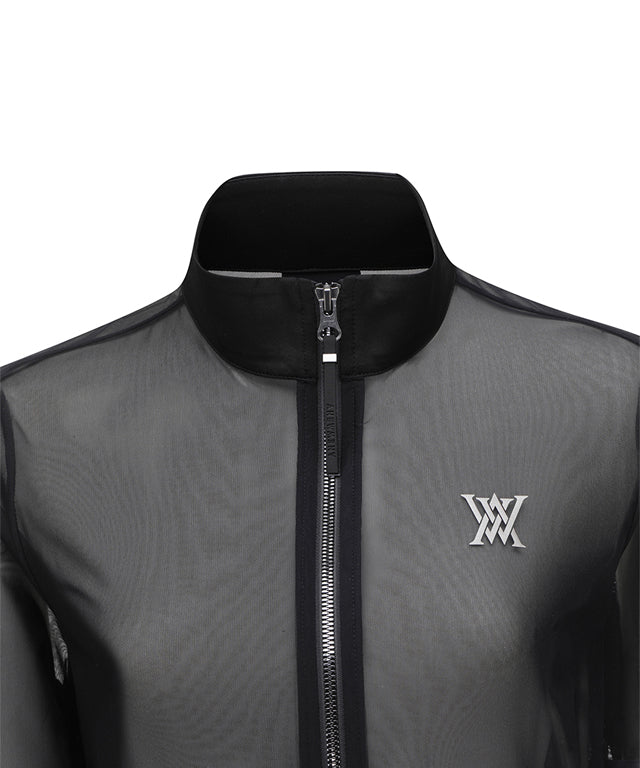 ANEW Golf: Women's IT Mesh Full Zip-Up Jacket - Black - Sportkyu