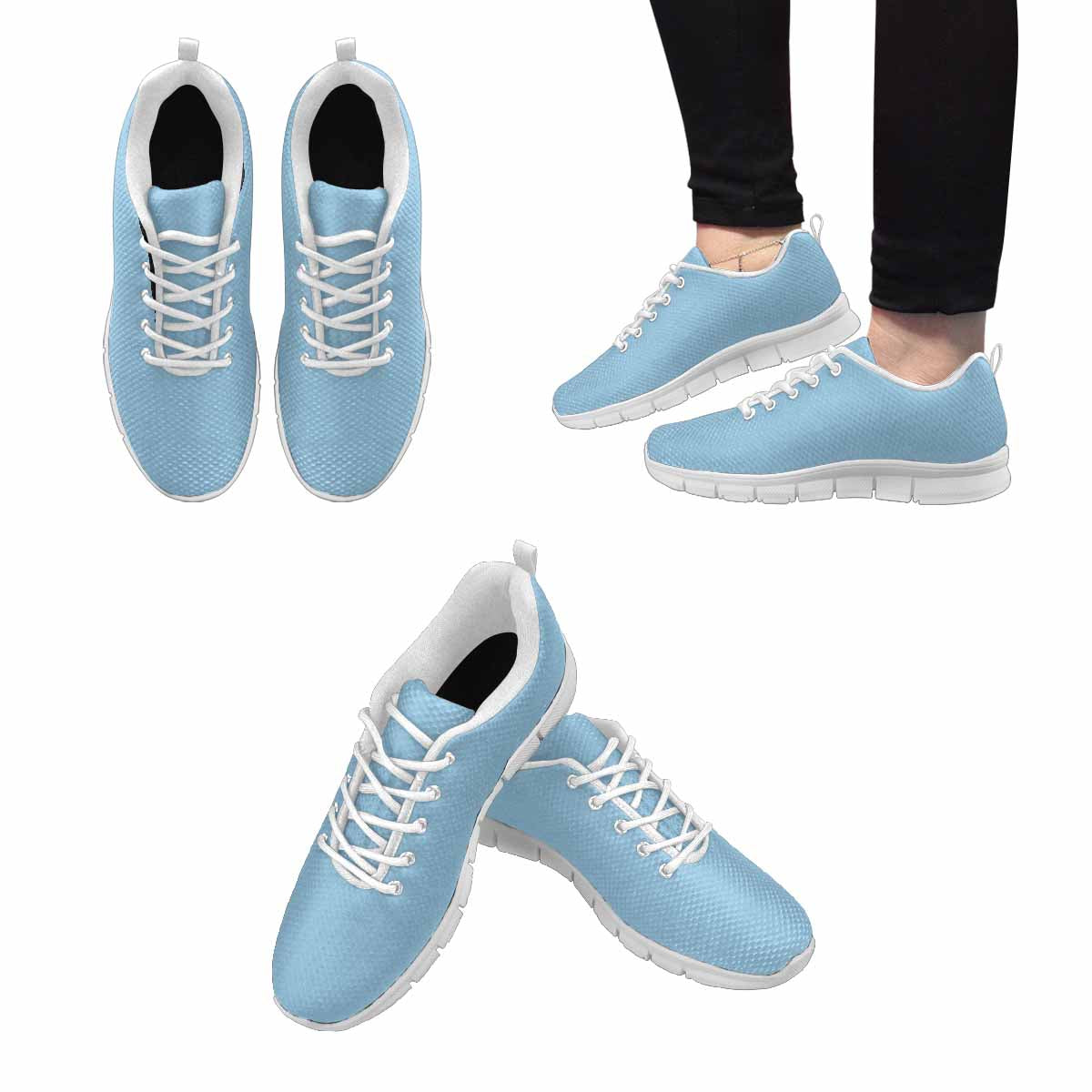 Sneakers For Men, Cornflower Blue - Running Shoes