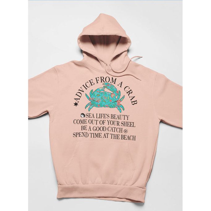 Advice From A Crab Hoodie