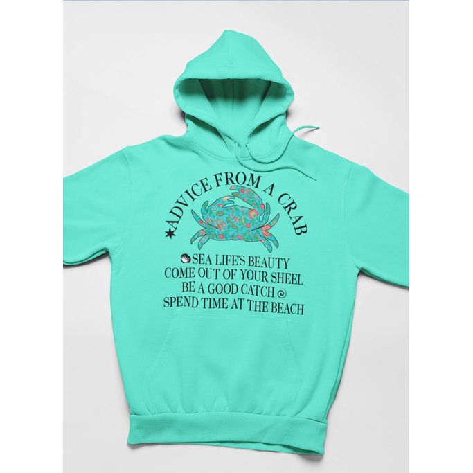 Advice From A Crab Hoodie