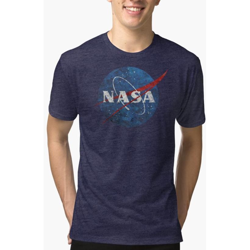 NASA Vintage Emblem Purple T-shirt