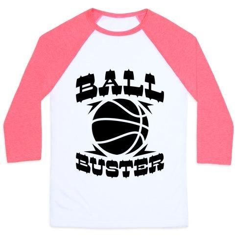 BALL BUSTER (BASKETBALL) UNISEX CLASSIC BASEBALL TEE