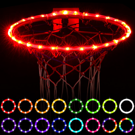 LED-basketbalringverlichting, afstandsbediening 16 kleuren goed cadeau