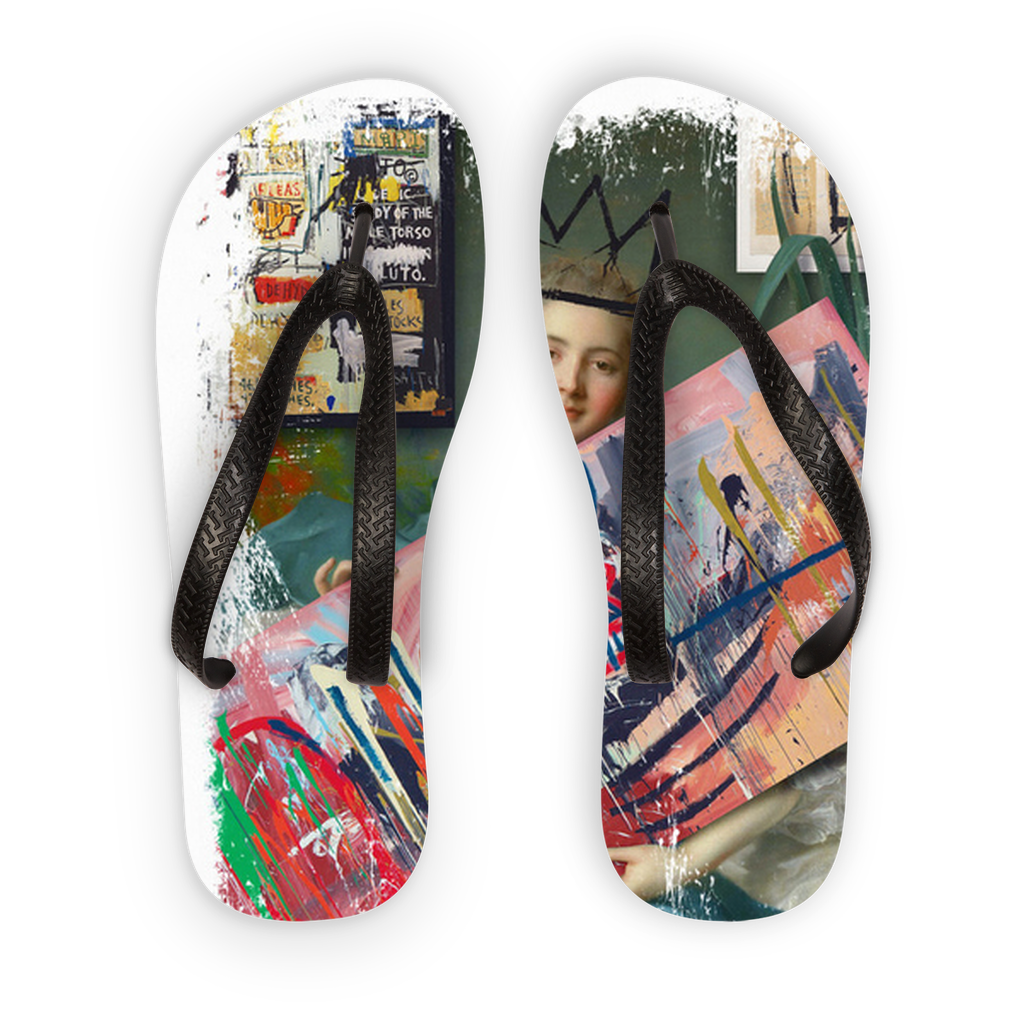 Basquiat Fan-teenslippers voor volwassenen