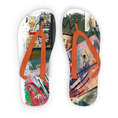 Basquiat Fan-teenslippers voor volwassenen