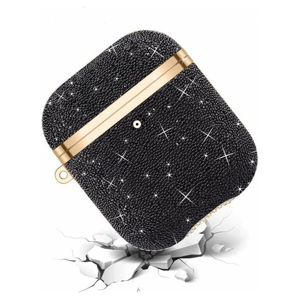 Soft Electroplating Fashion Star Diamond Earphone Sleeve