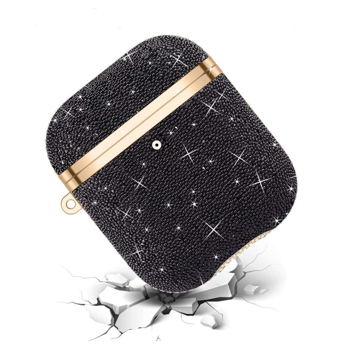 Soft Electroplating Fashion Star Diamond Earphone Sleeve