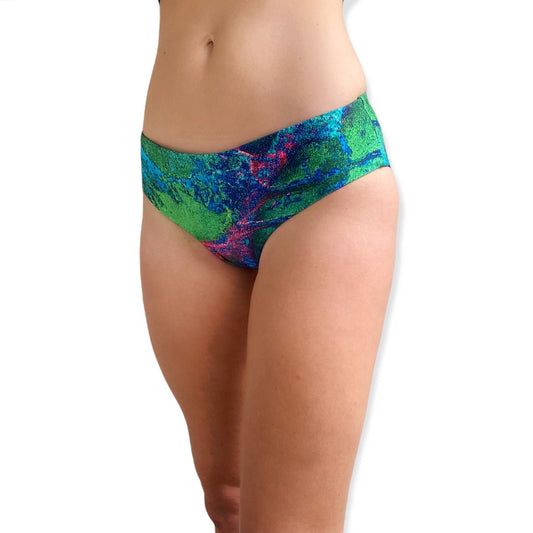 Aqua Brazilian Bikini Bottom