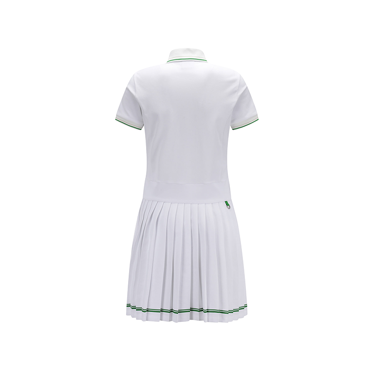 ANEW Golf: Women Pleated Skirt Pique Dress - White - Sportkyu