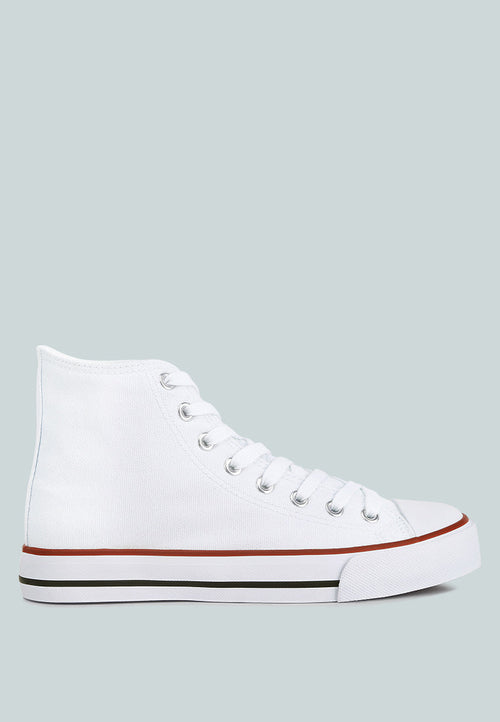 High Top Basketball Canvas Sneakers