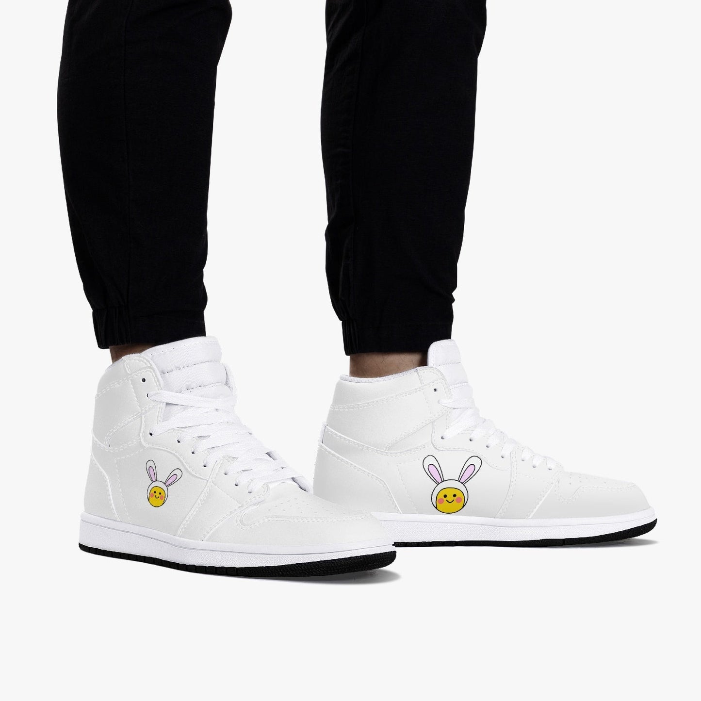 Jacki Easlick Lux Bunny hoge leren sneakers 