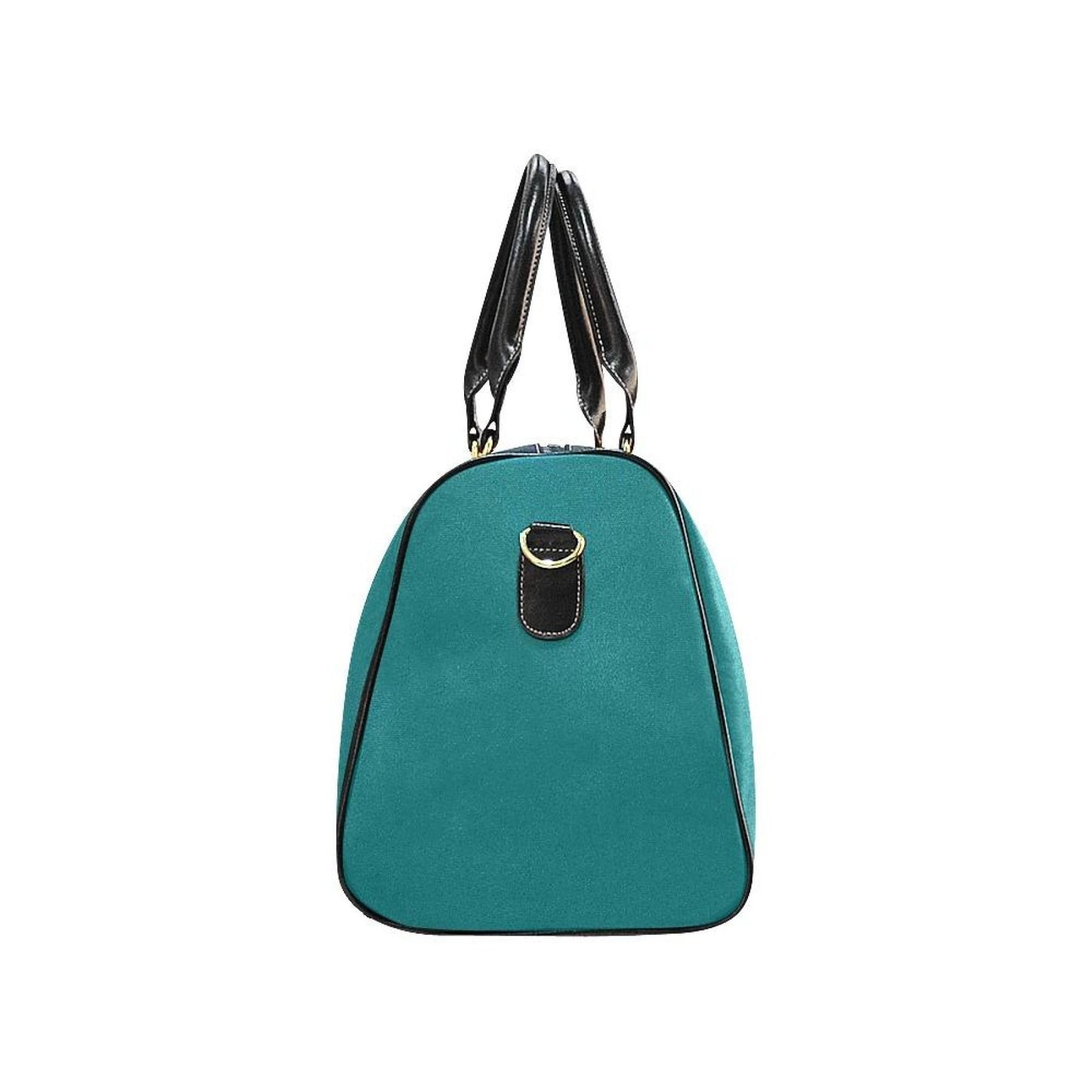 Travel Bag, Leather Carry On Large Luggage Bag, Dark Teal Green