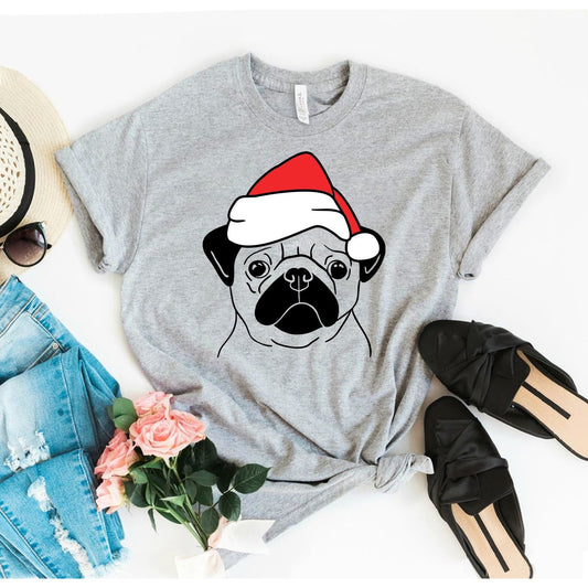 Mopshond Kerst T-shirt