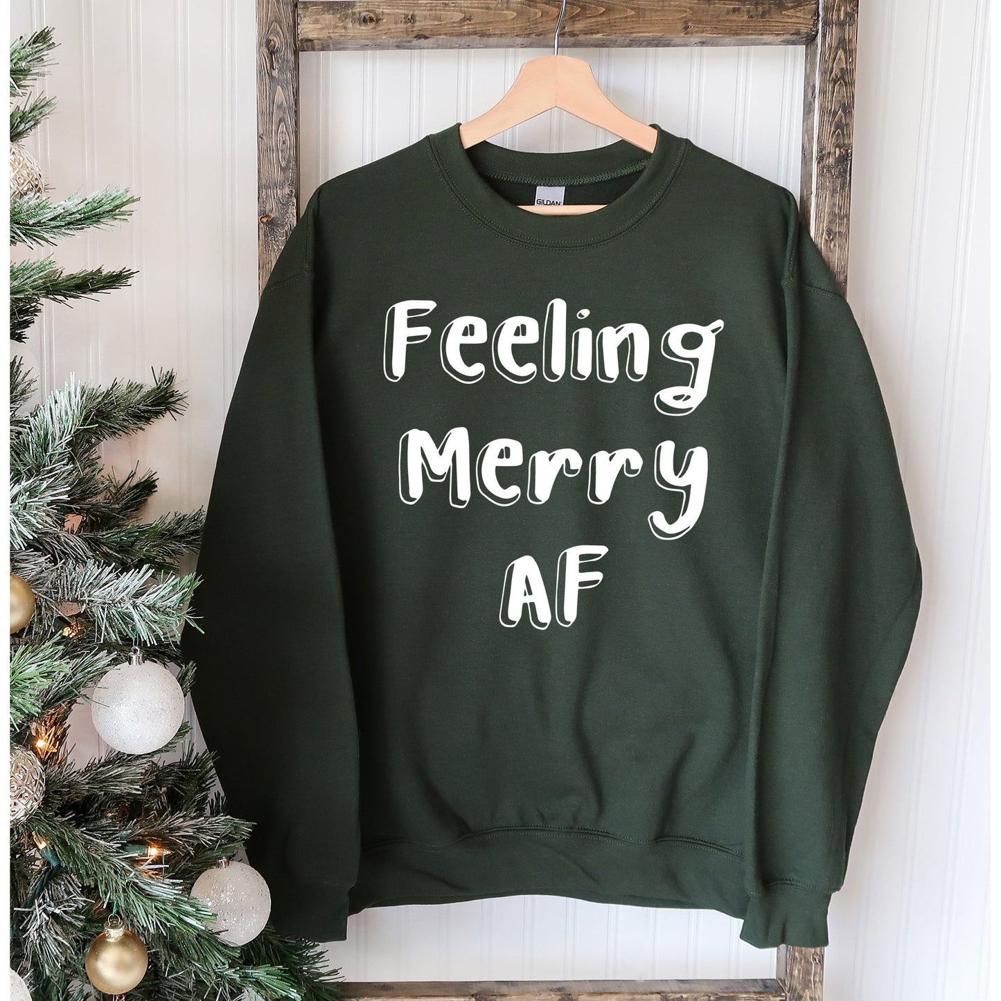 Feeling Merry AF-kersttrui