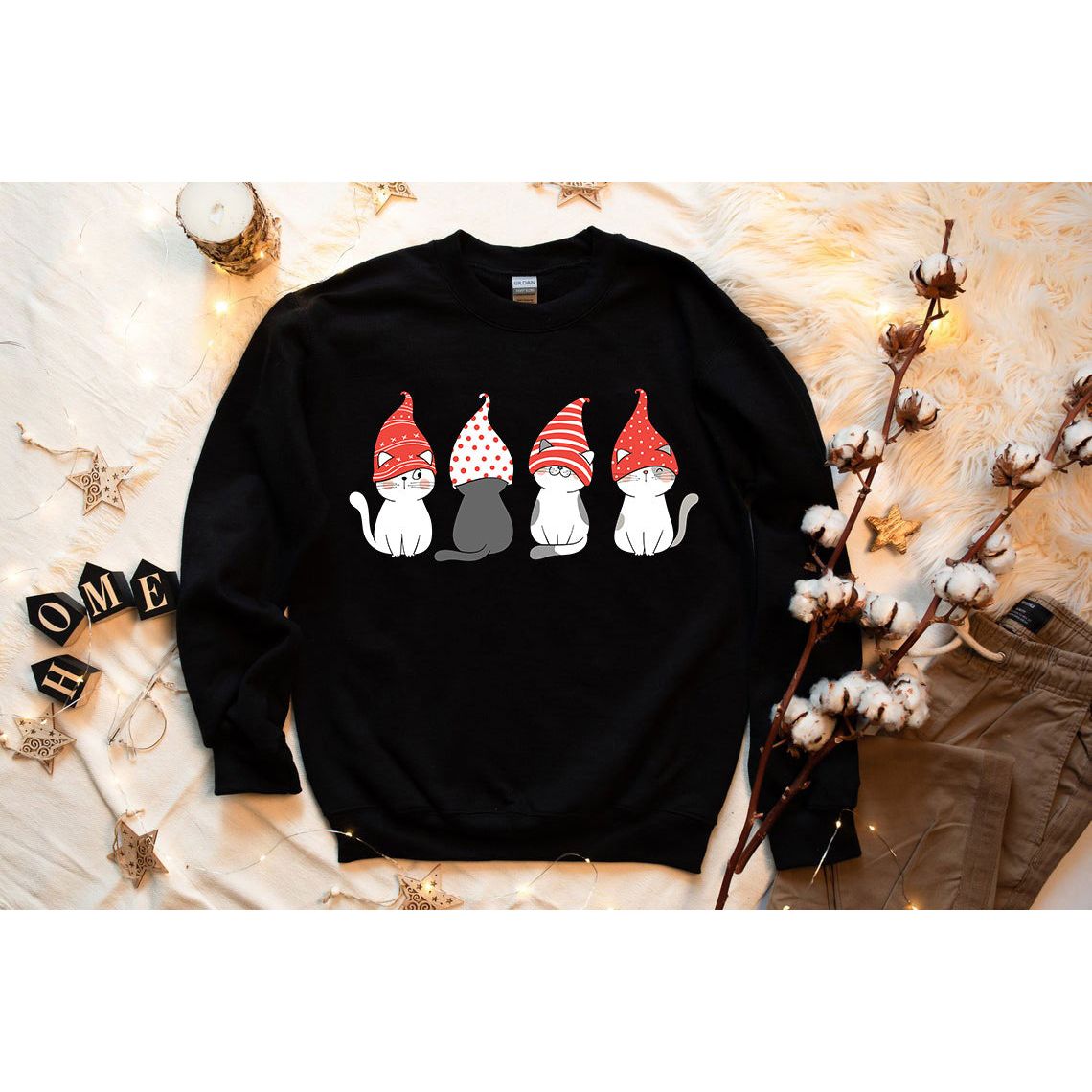 Cute Cats Christmas Sweatshirt