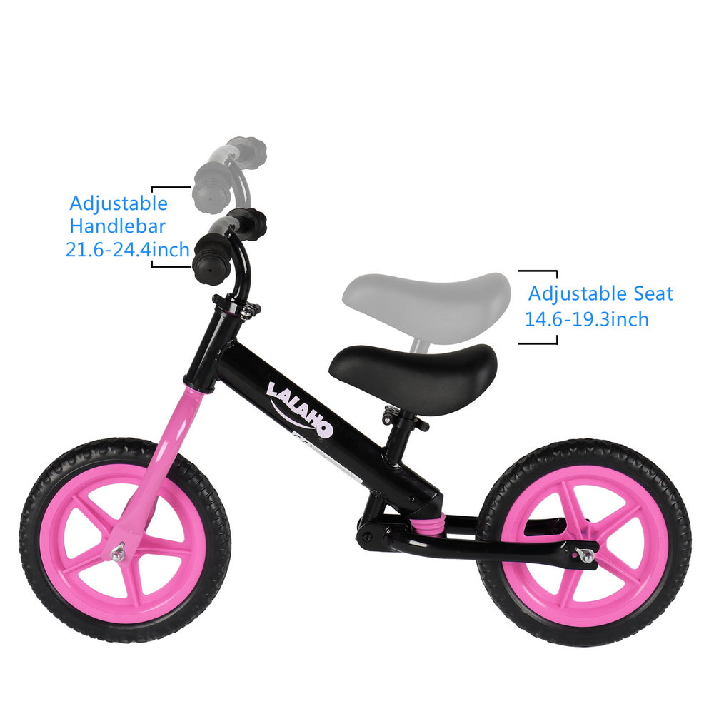 Kids Balance Bike No Pedals Height Adjustable Bicycle