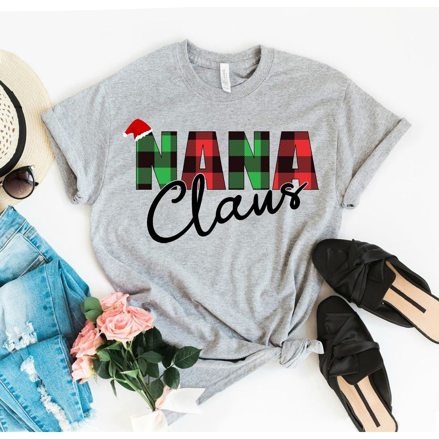 Nana Claus Christmas T-shirt