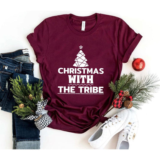 Kerstmis met de stam shirt 