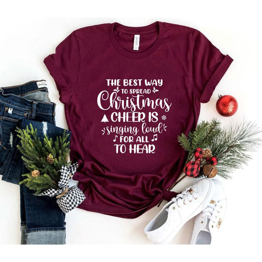 De beste manier om een ​​kerstshirt te verspreiden 