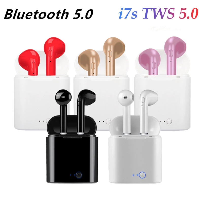 Bluetooth i7s TWS Draadloze oordopjes voor Iphone Huawei Samsung