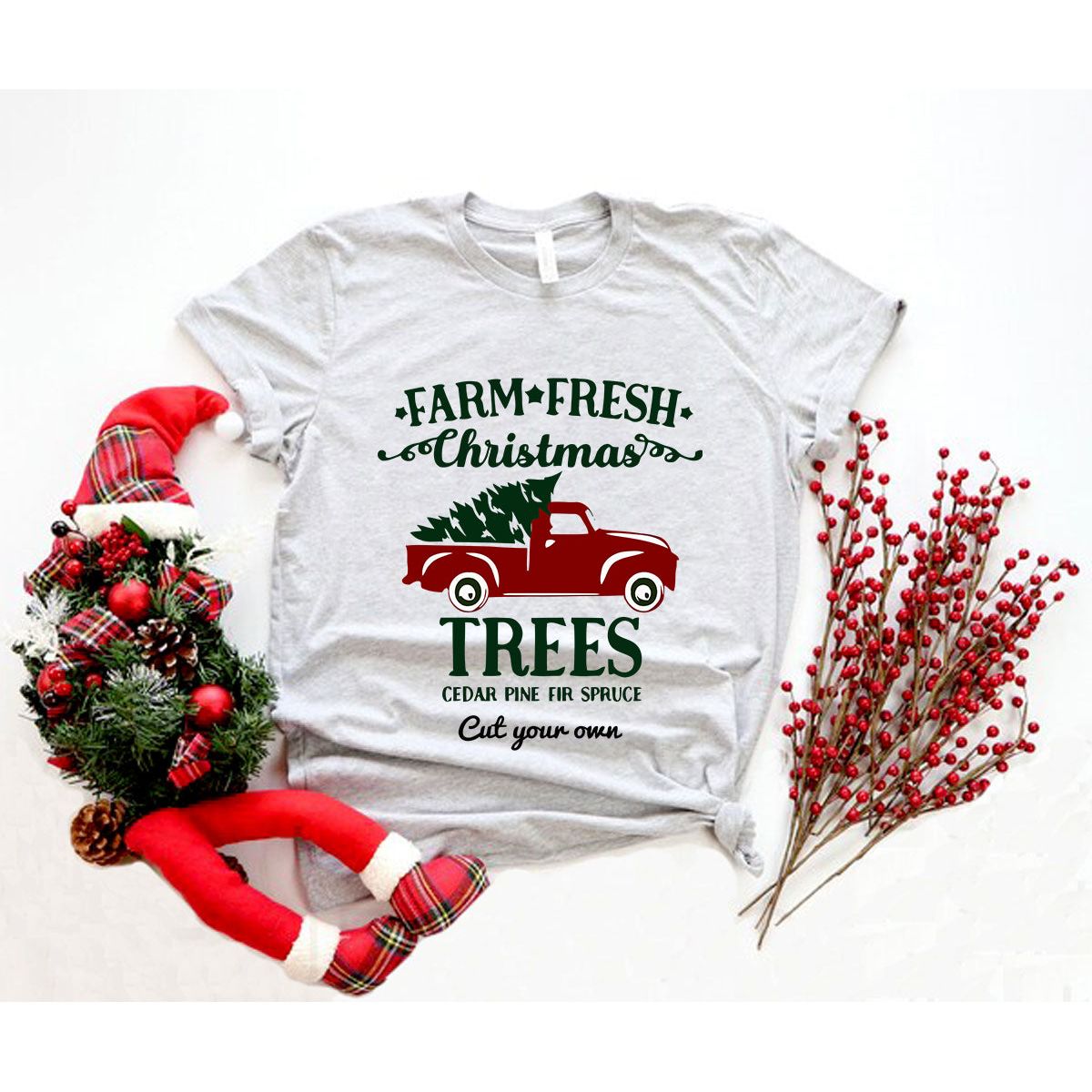 Farm Fresh Kerstshirt 