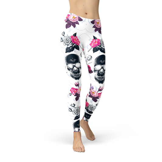 Womens Day Of The Dead Leggings