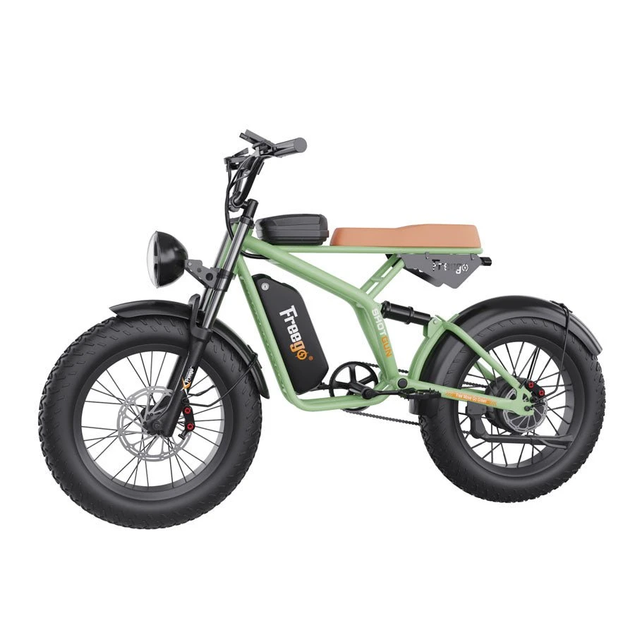 1400W Motor 7 Speed Gears Fat Tires Off Road Electric Bike - Sportkyu