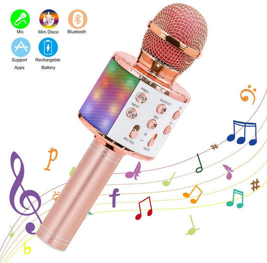 Wireless Karaoke Microphone Bluetooth Speaker